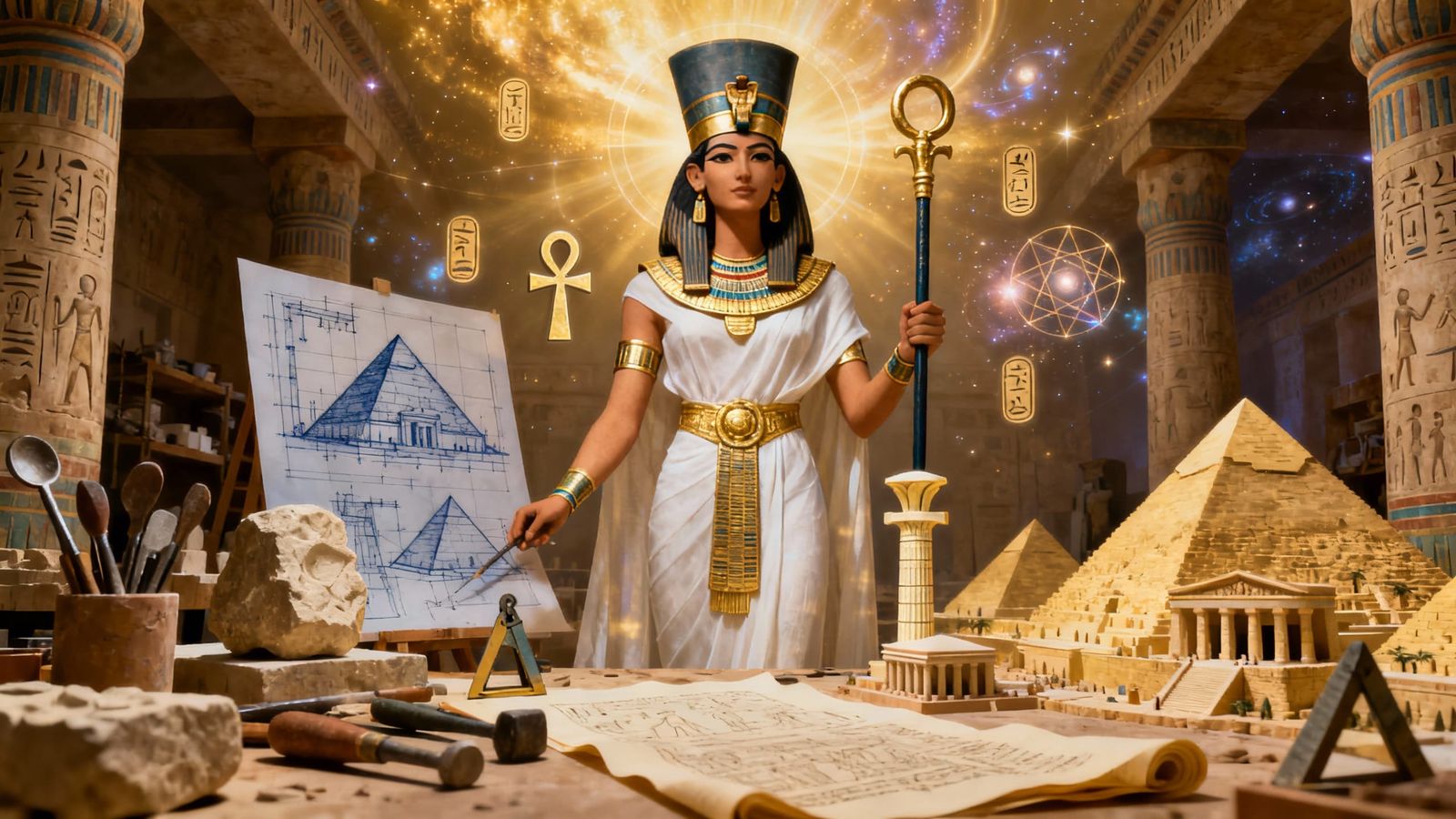 Ptah, Egyptian God of Craftsmen, as Divine Creator