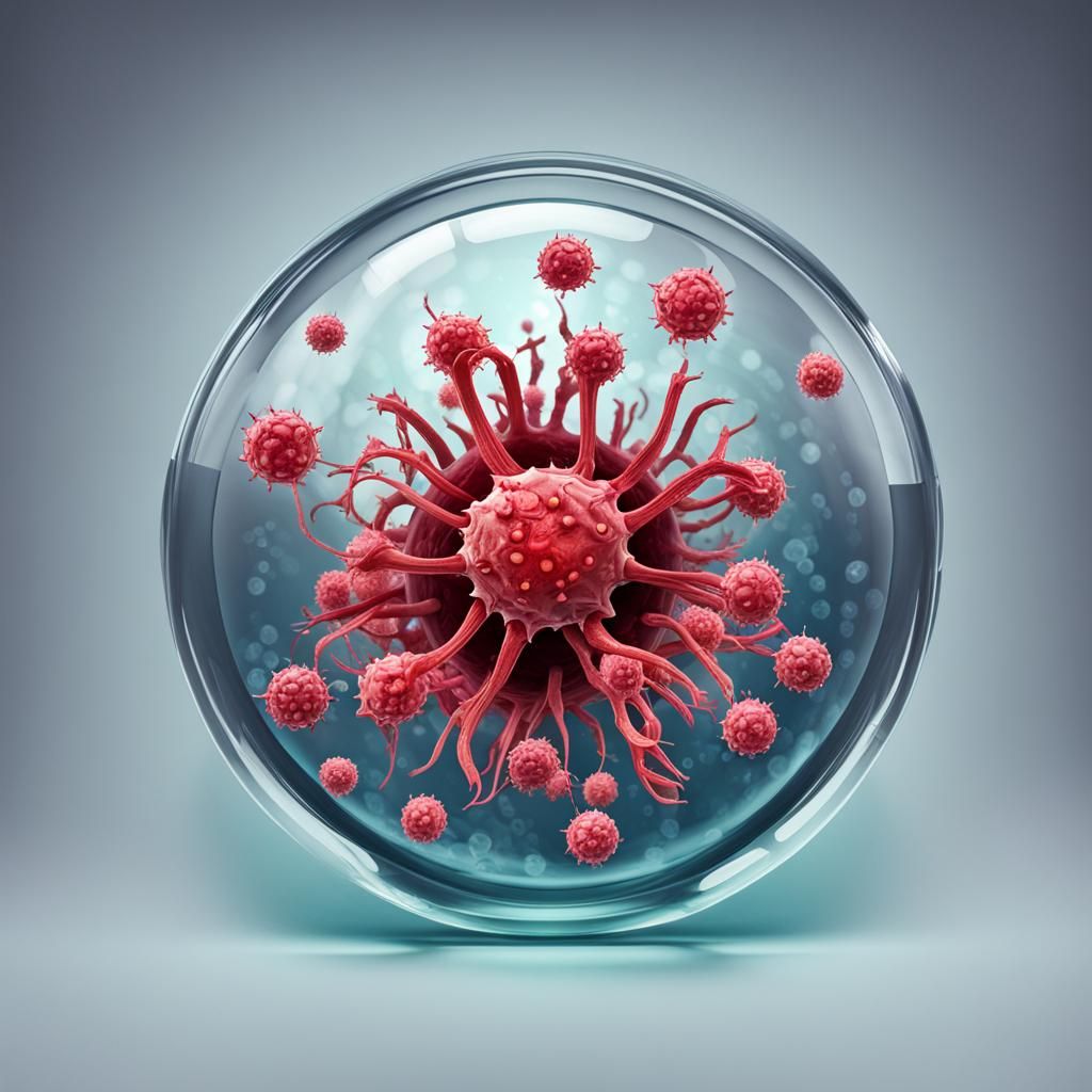 Virus Specimen in Glass Vial