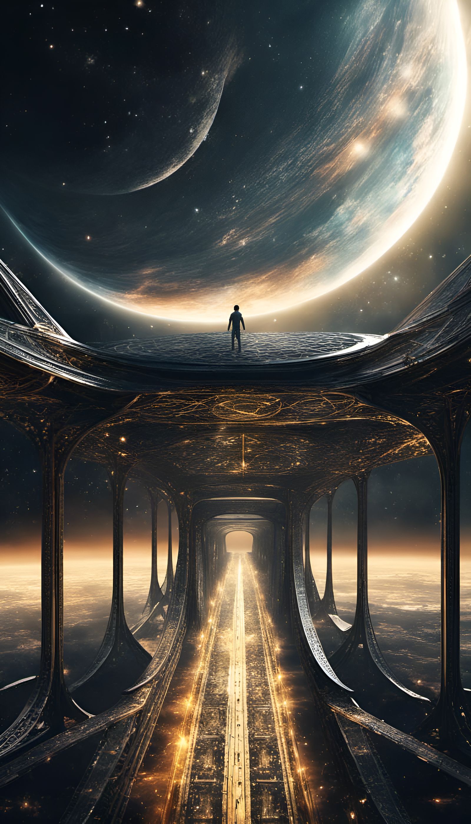 Epic Space Bridge Between Realities