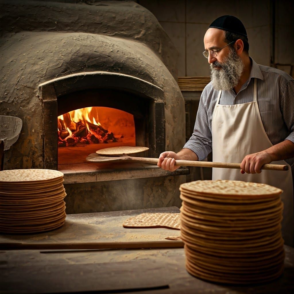 Matzah Prep Photorealisam