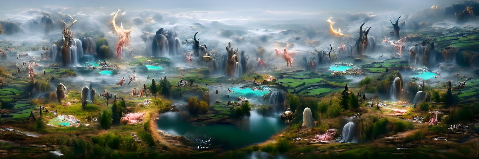 Beautiful Fantasy Purgatory in 8k Resolution