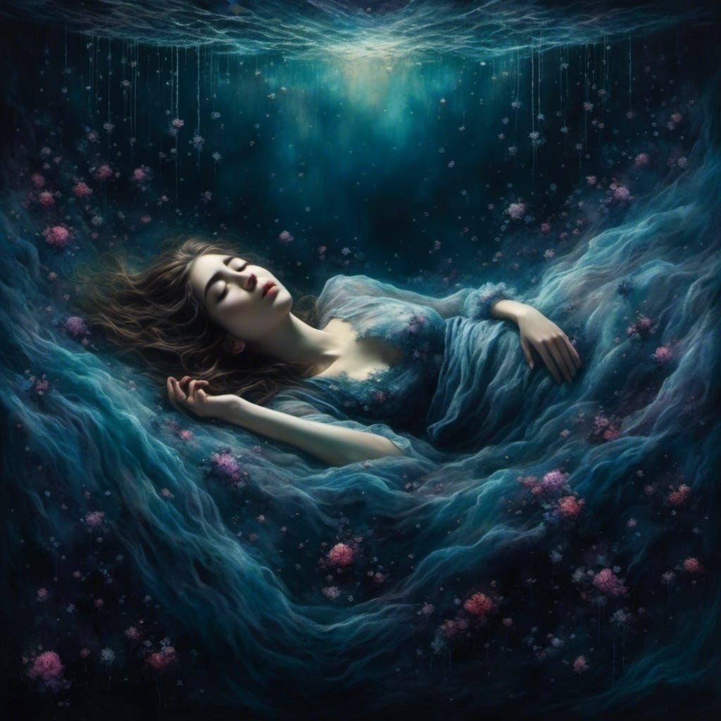 Floating Bed in Ocean of Dreams