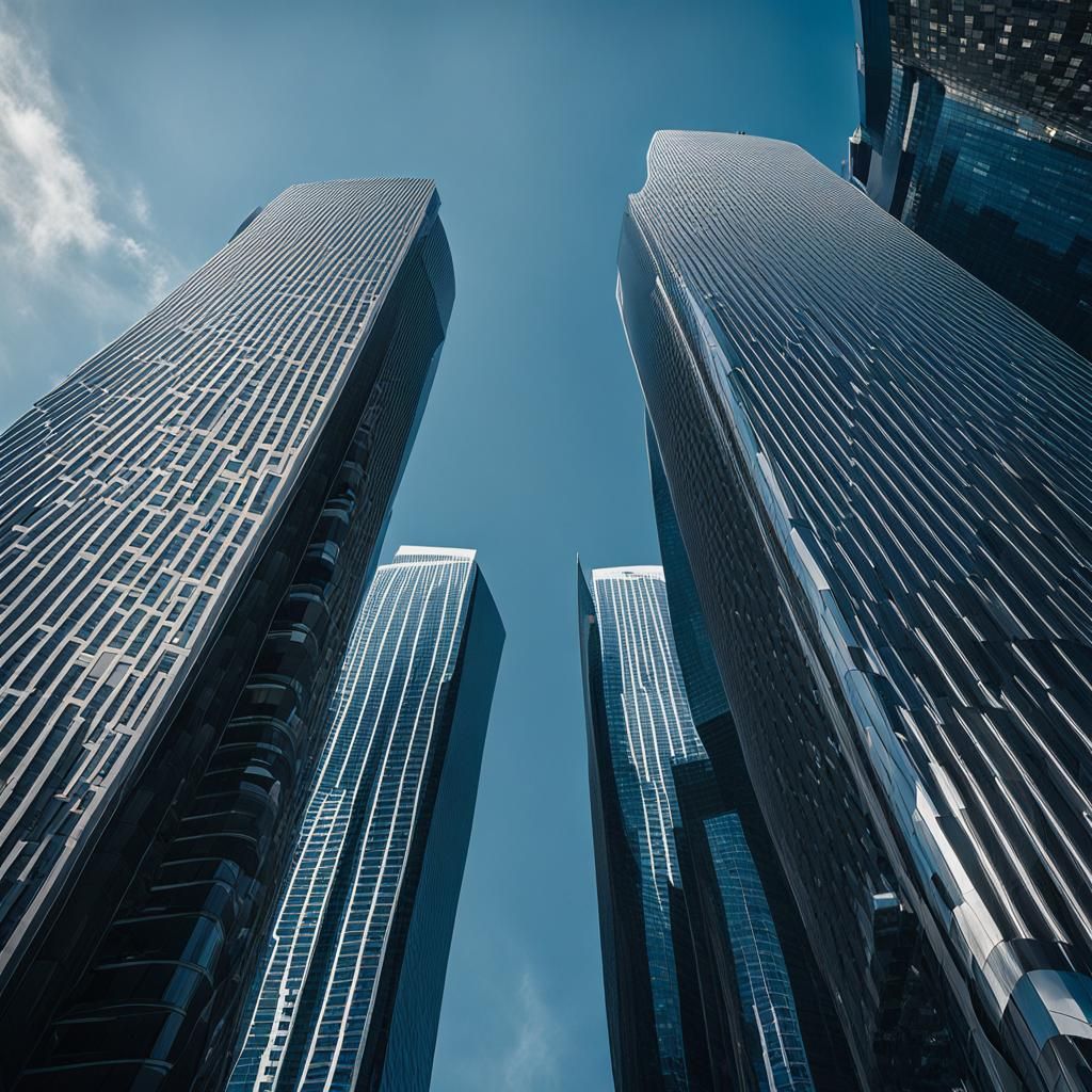 Two Identical Skyscrapers