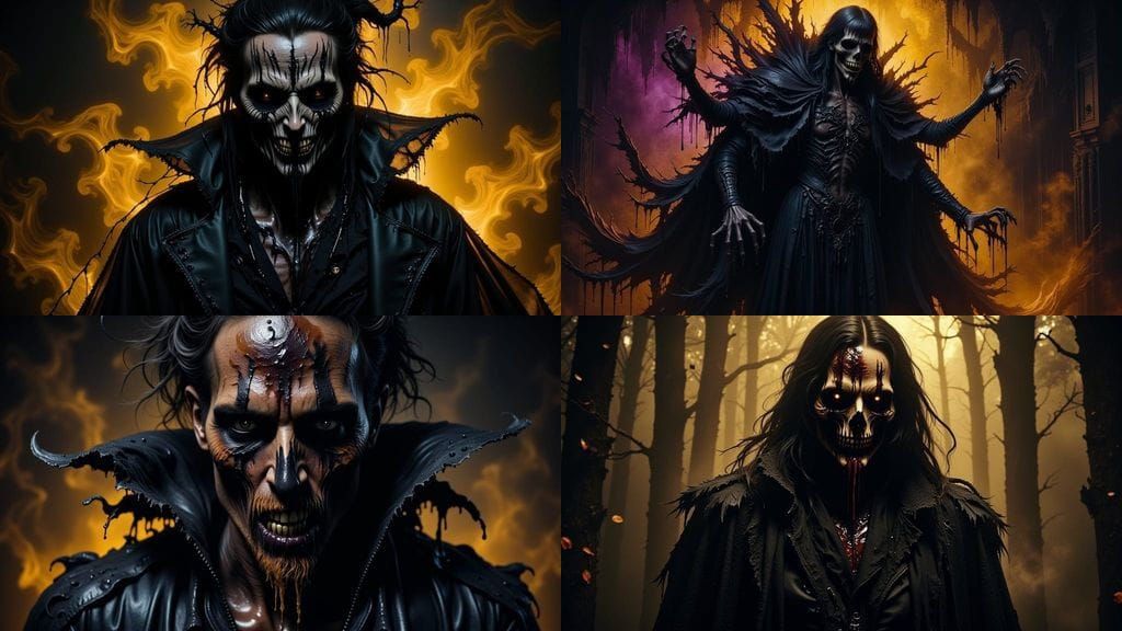 Dark Fantasy Vampire Pirate in Victorian Shadows