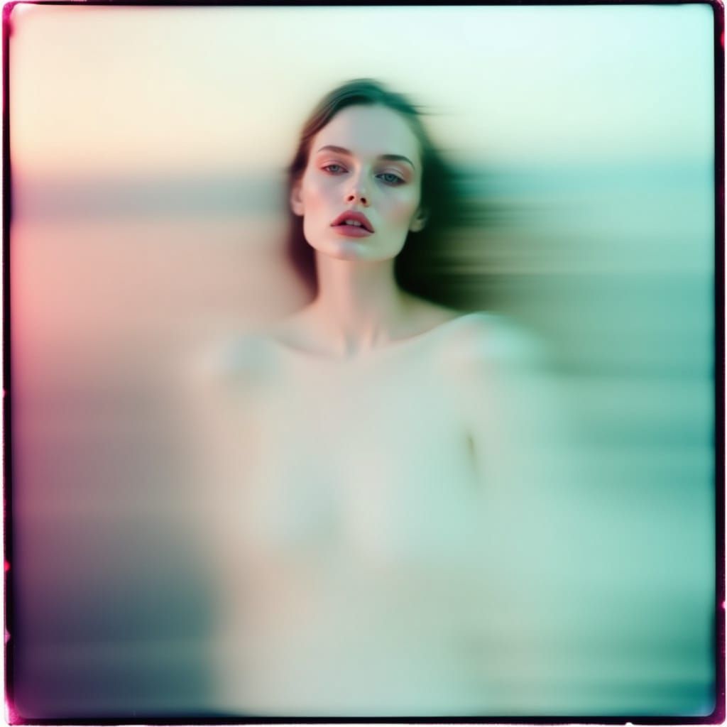 Dreamy Portrait in Soft Pastel Hues