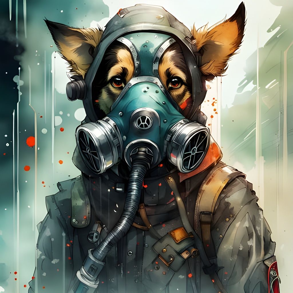 Abstract Image Created via Image Merging