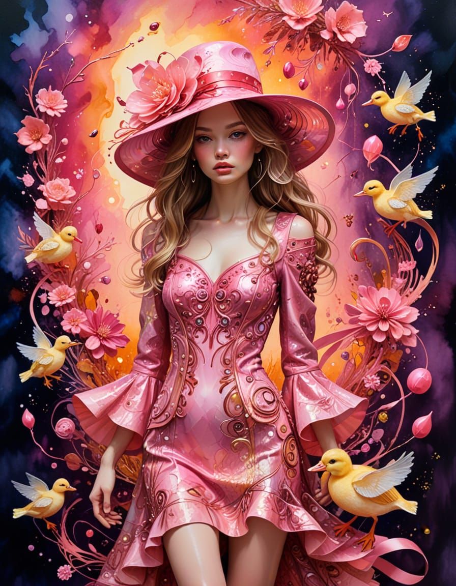 Cyberpunk Fashion Victim Loses Mind on Catwalk