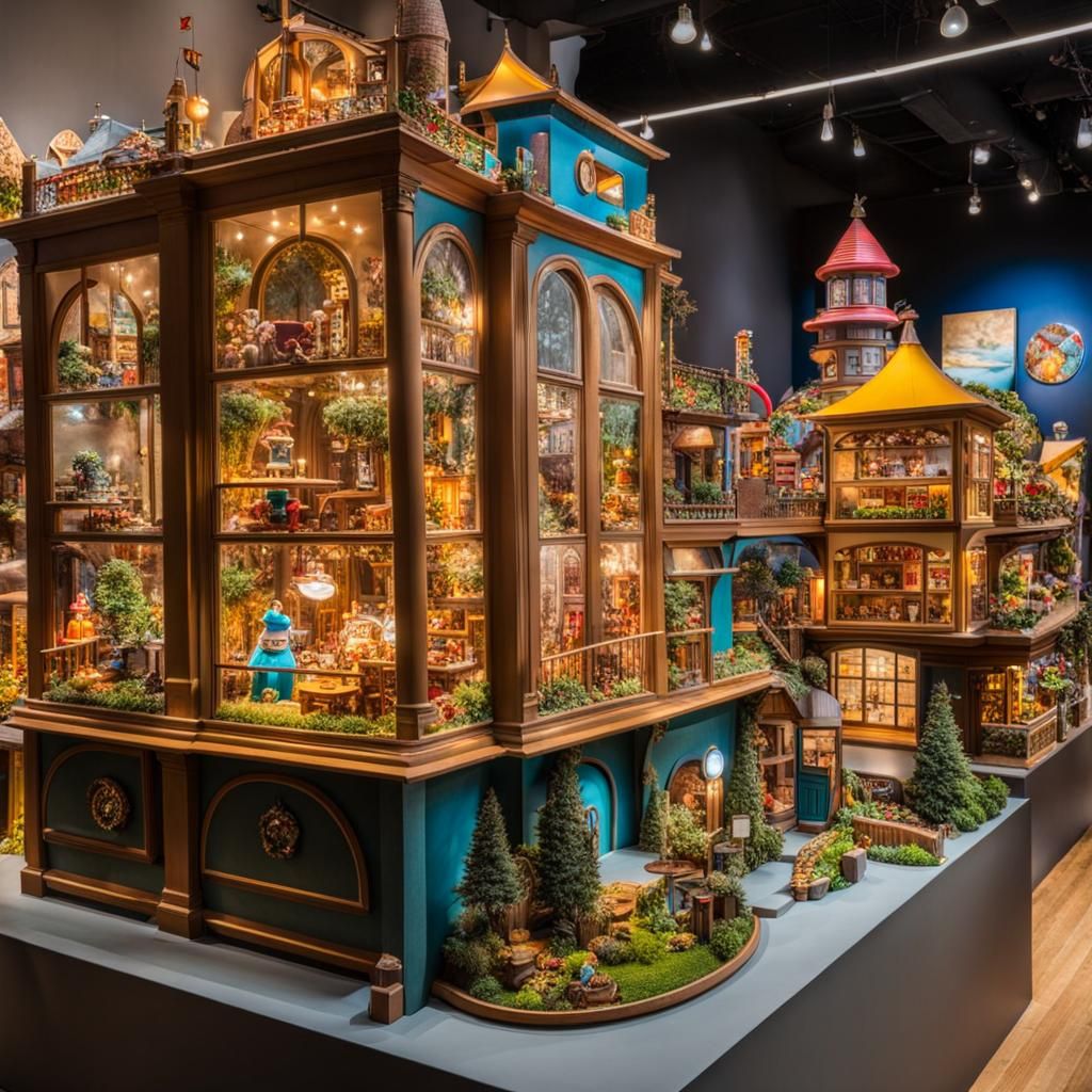 Enchanting Toy Window Display with Childhood Magic