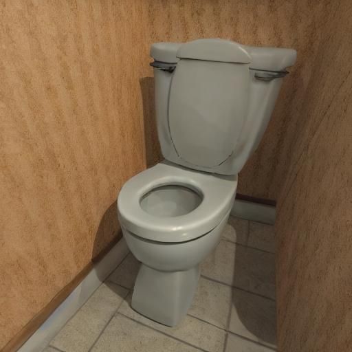 Unsettling Skibidi Toilet Character in Abandoned Bathroom