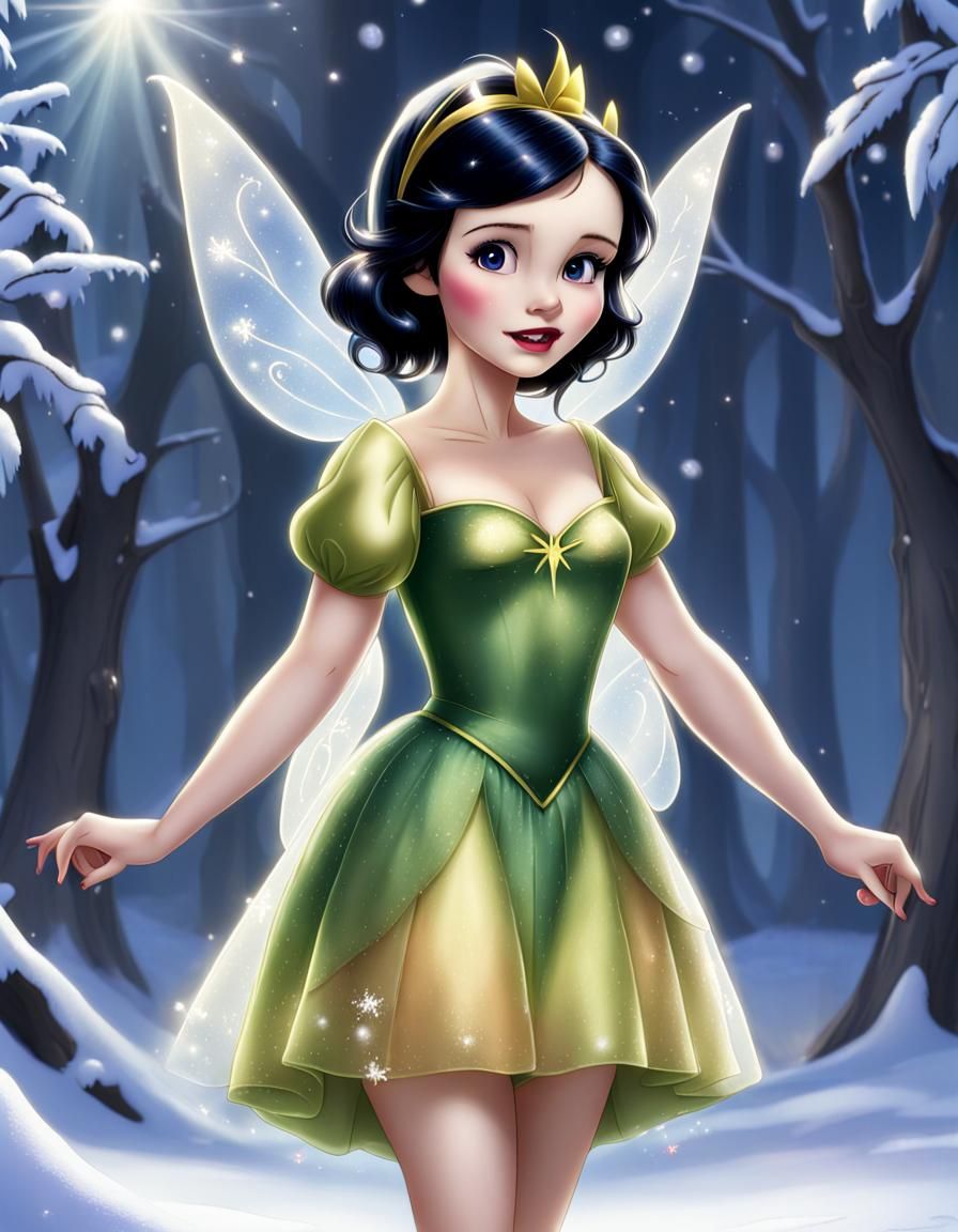 Snow White in Tinkerbell Dress: Dark Disney