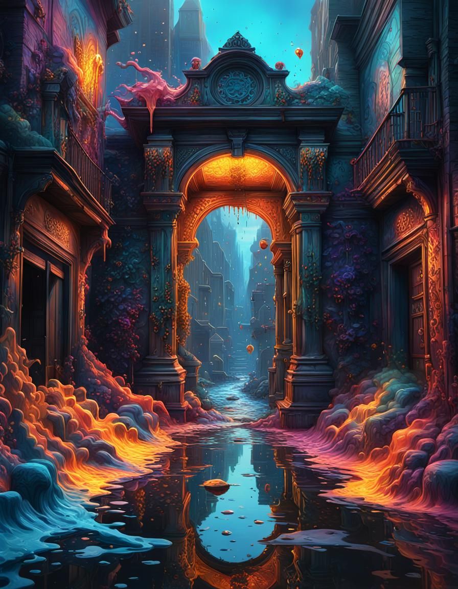 Black Magic Fantasy Concept Art in 8K