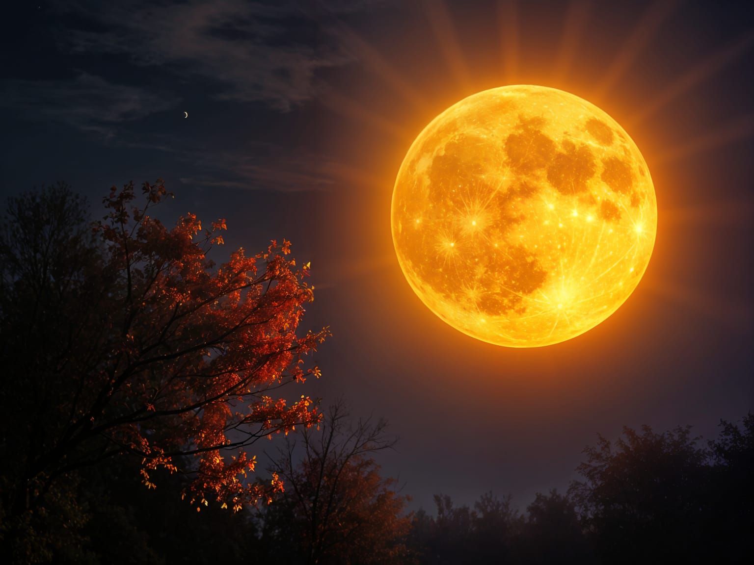 Under the Harvest Moon