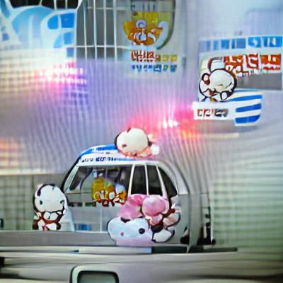 My Melody Arrested in a Cop Car