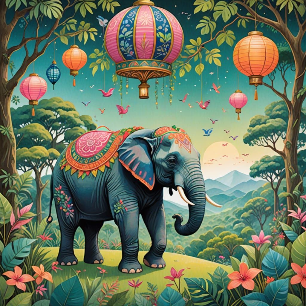 Whimsical Elephant