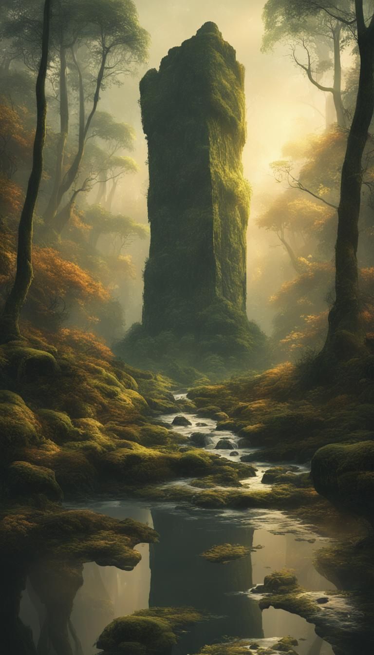 Amazonian Twilight Monolith