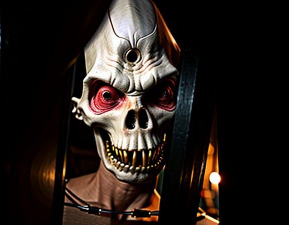 Gothic Horror Villain in Dark Fantasy Art