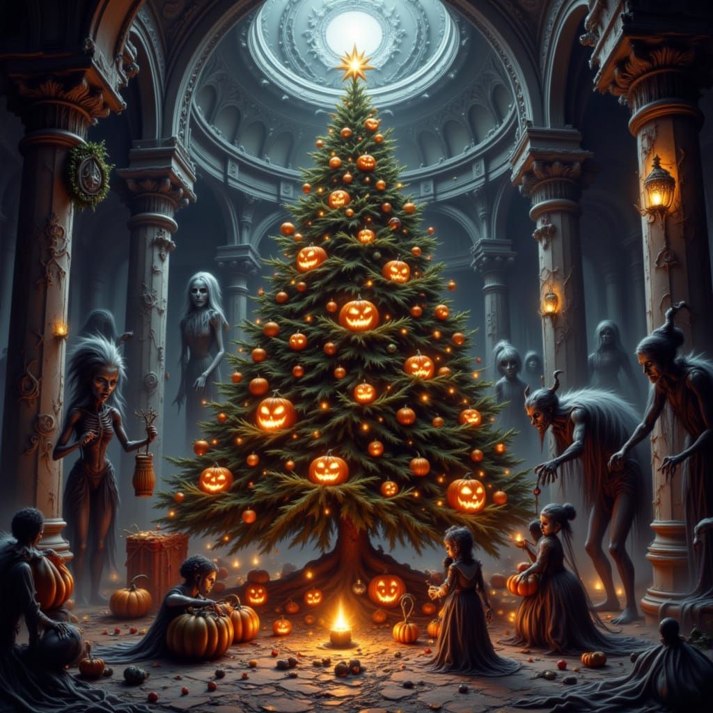 Cursed Crypt Mashes Up Christmas and Halloween