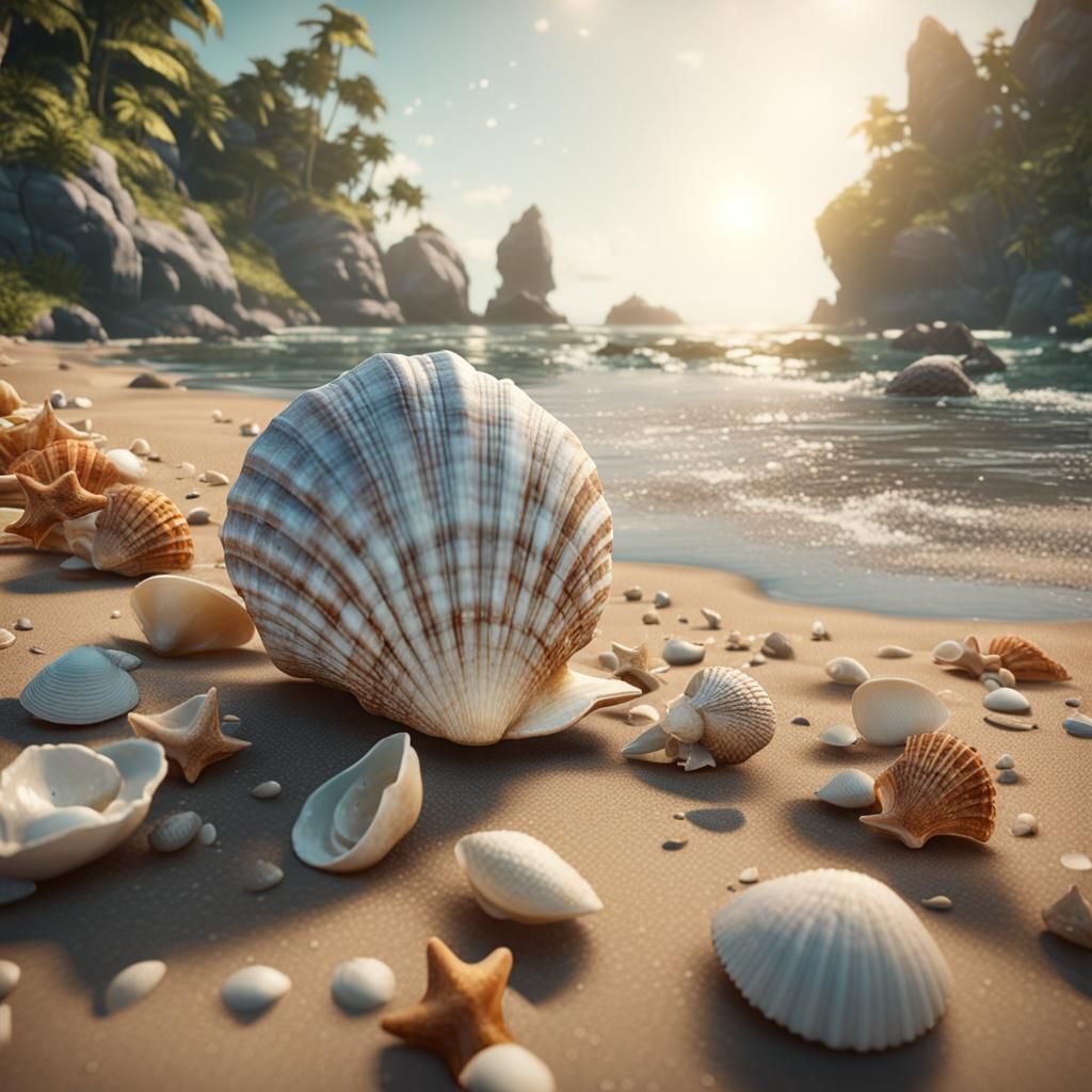 Seashell Seller: 3D Game Cinematic Graphics