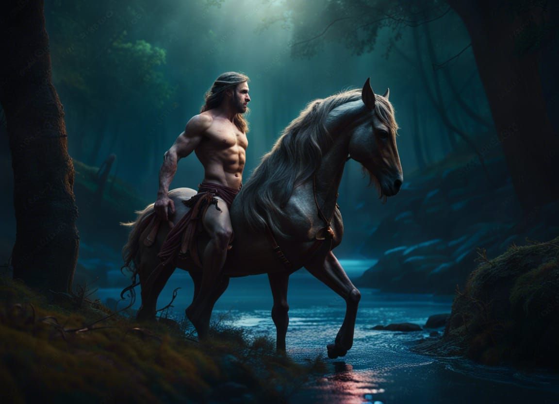 Wildman on Wild Horse