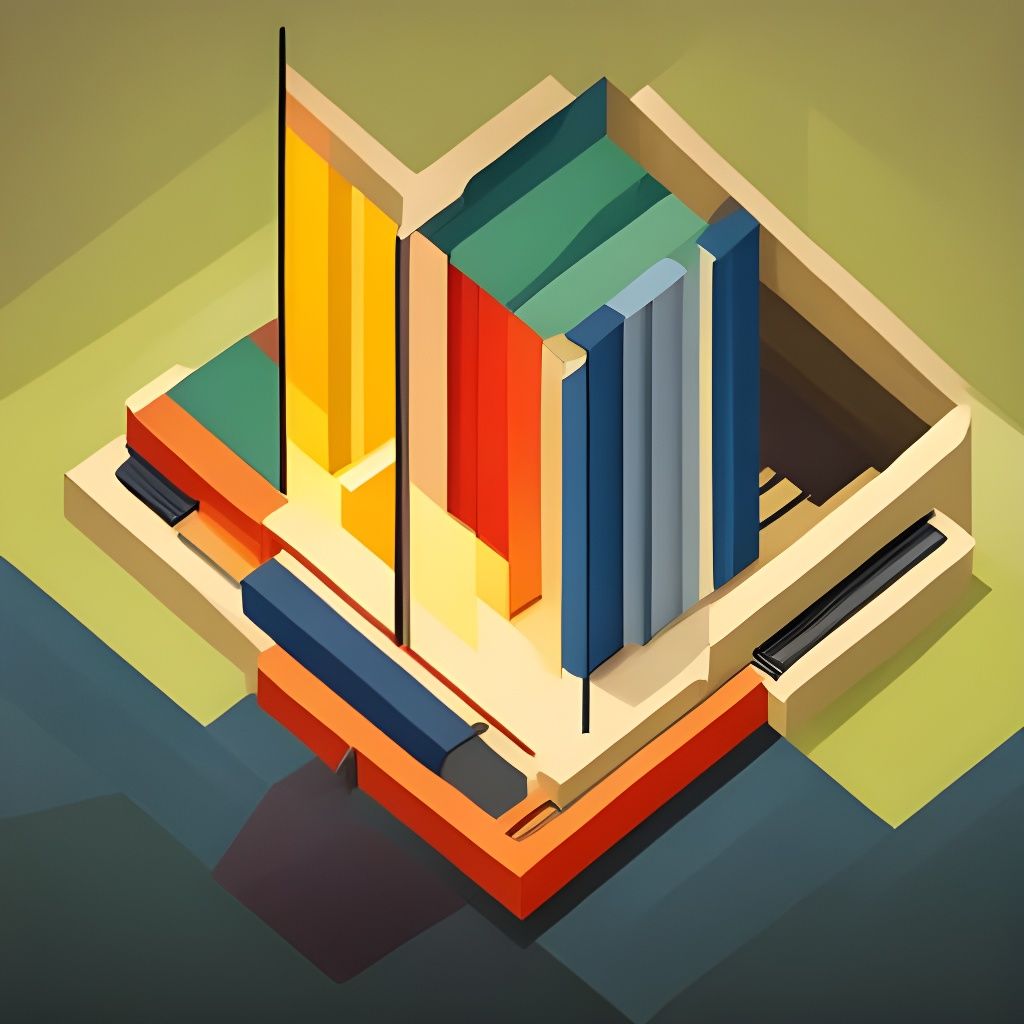 Bauhaus Style Poster for Libraries