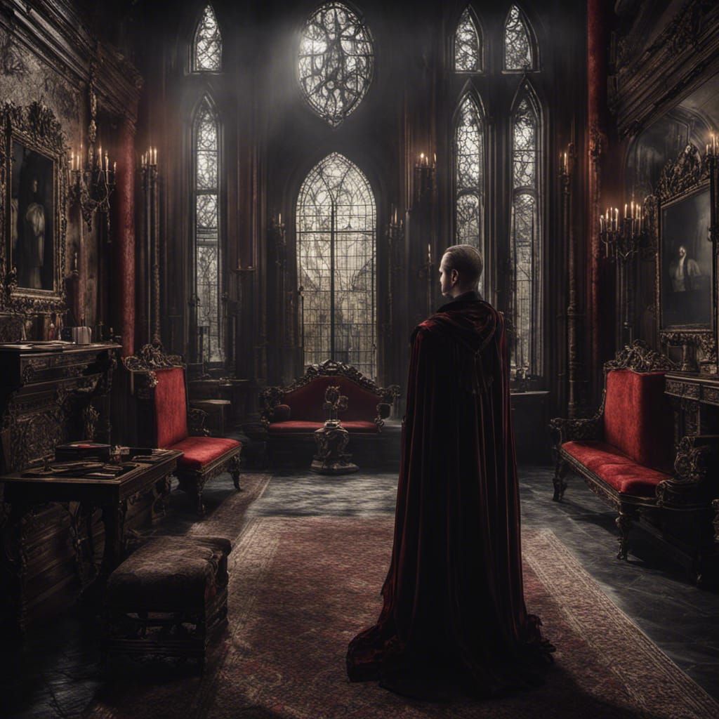 Hyperrealistic Portrait of Aro Volturi in High Definition