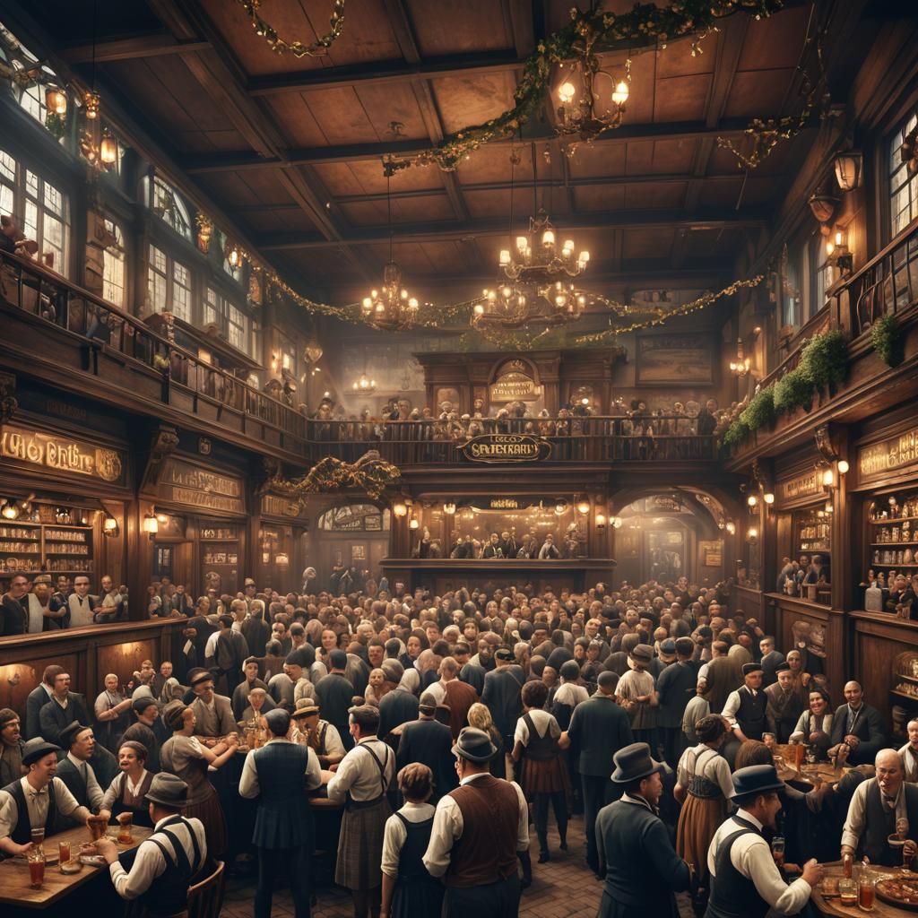 Oktoberfest Party in Bonn, Germany: 1920s Style