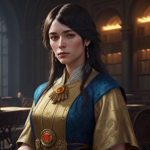 Alain Delon Portrait in Artgerm and Mucha Style