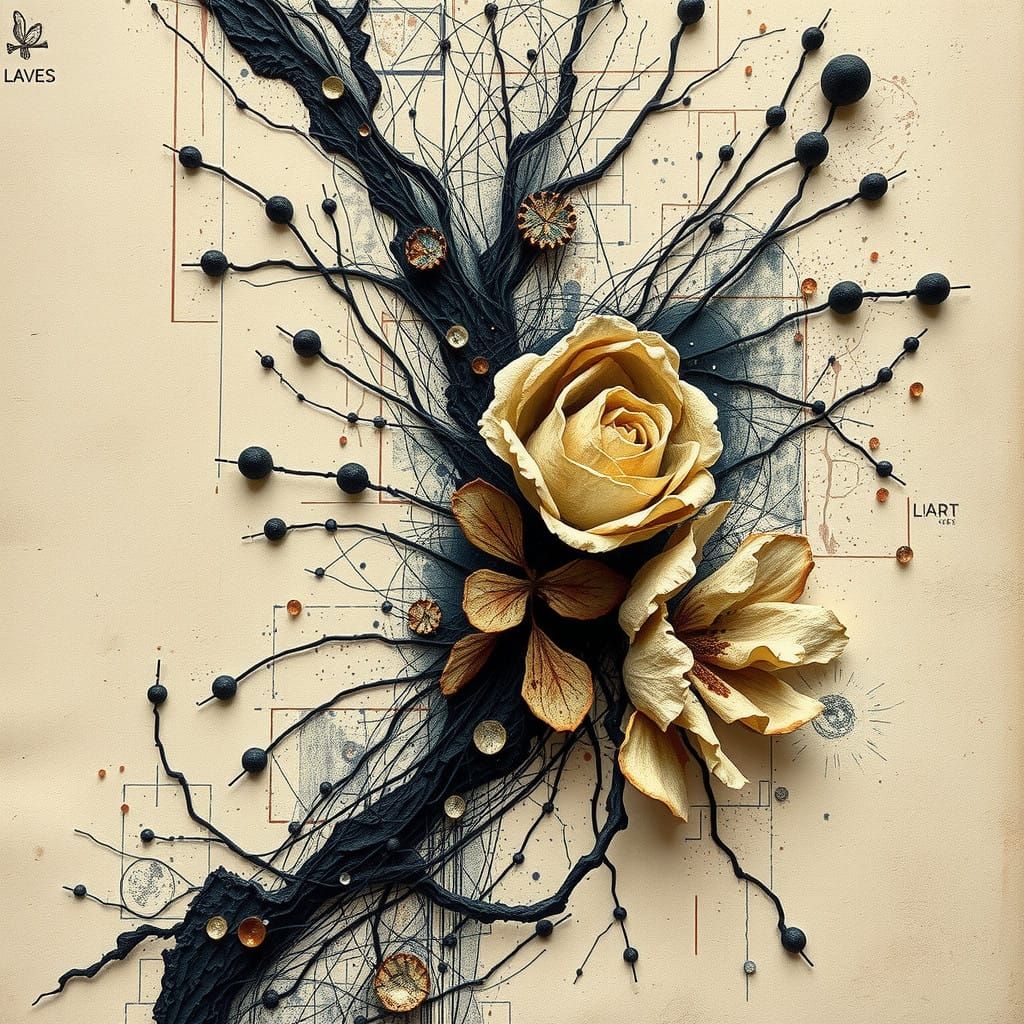 Surreal Bas Relief Art with Variegata Layers and Chiaroscuro