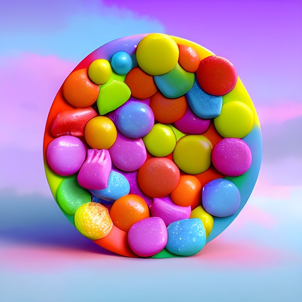 Candy Clouds on a Plate by Peter Kamp