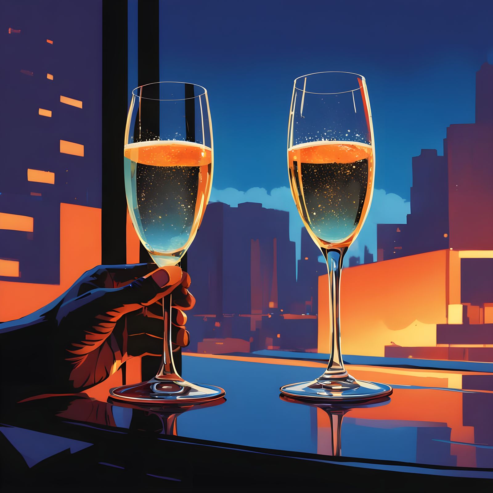 Close-Up Hyperrealistic Toast Portrayal