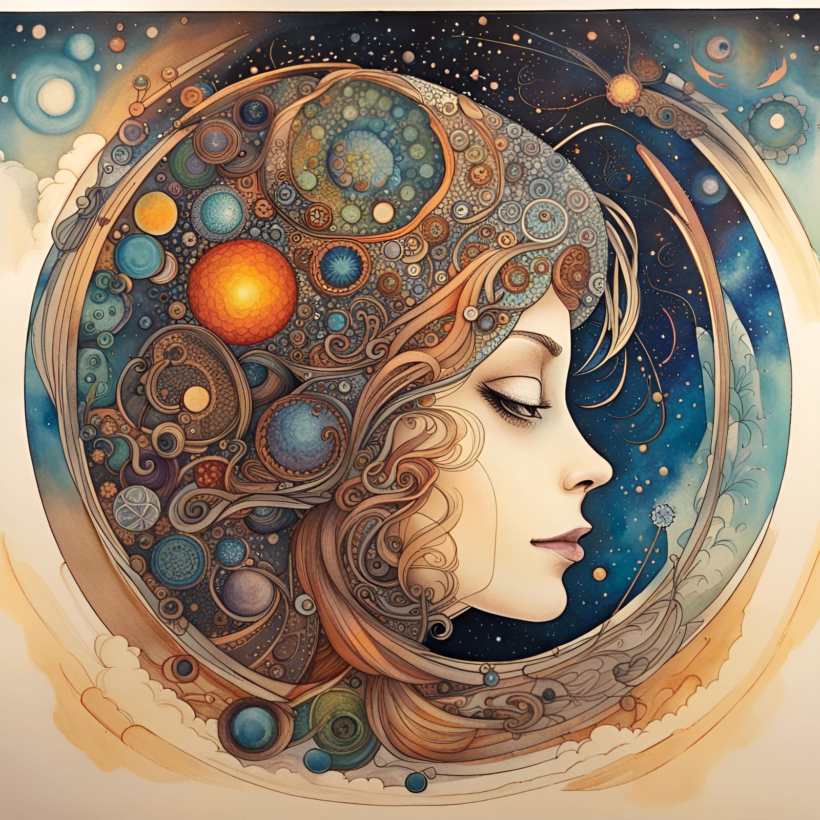 Expansive Galaxy of Planets and Stars in Mixed Media