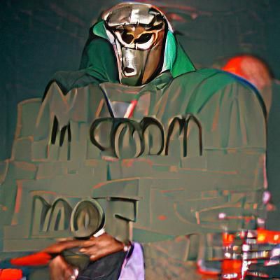 Graffiti Art Tribute to MF DOOM