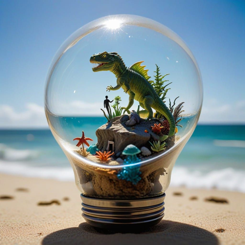 Miniature Futuristic City by Alien Ocean