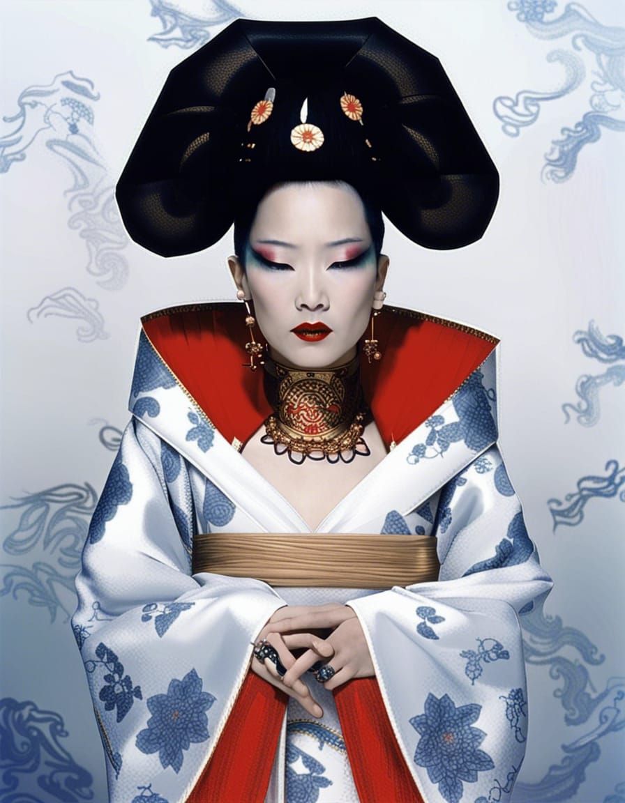 Anna May Wong as Geisha in Cyberpunk