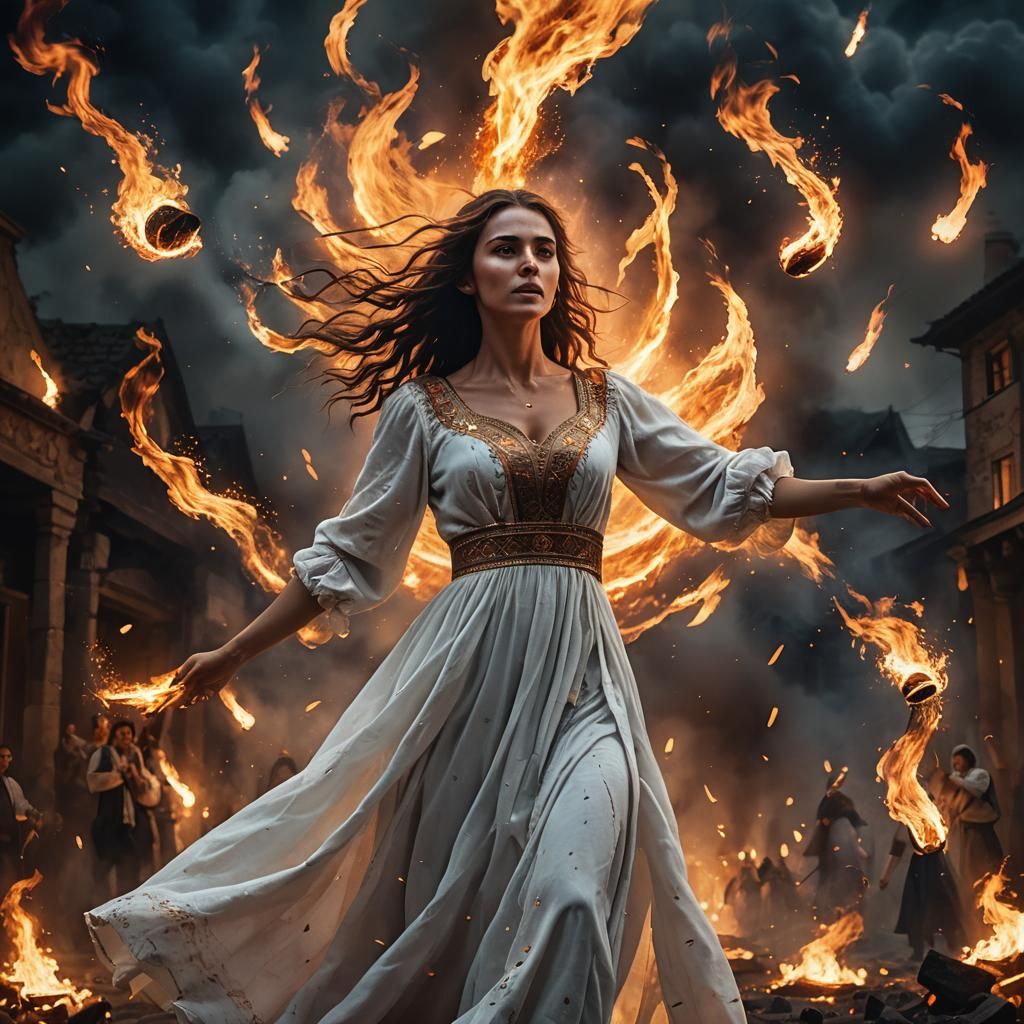 Nestinar Fire Dancer in Bulgarian Tradition