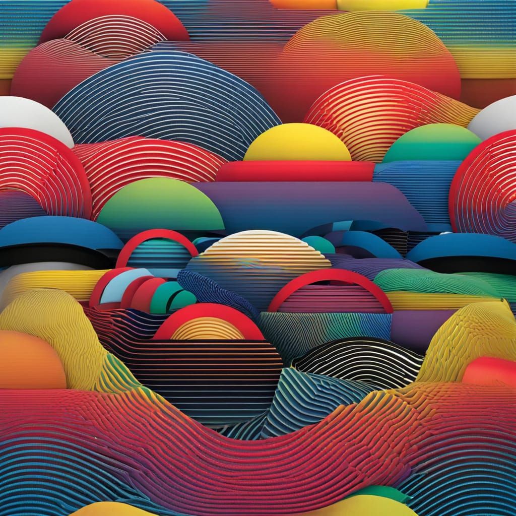 Monochromatic Abstract Design