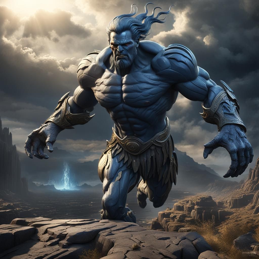 Prometheus: Mythological Titan in Detailed Digital Art