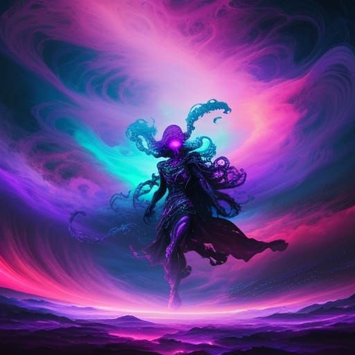 Dreamlike Figure in Fauvist Surrealism