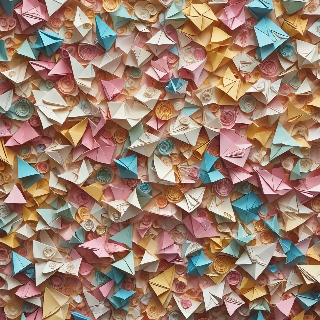 Japanese Pop Art Origami Creature