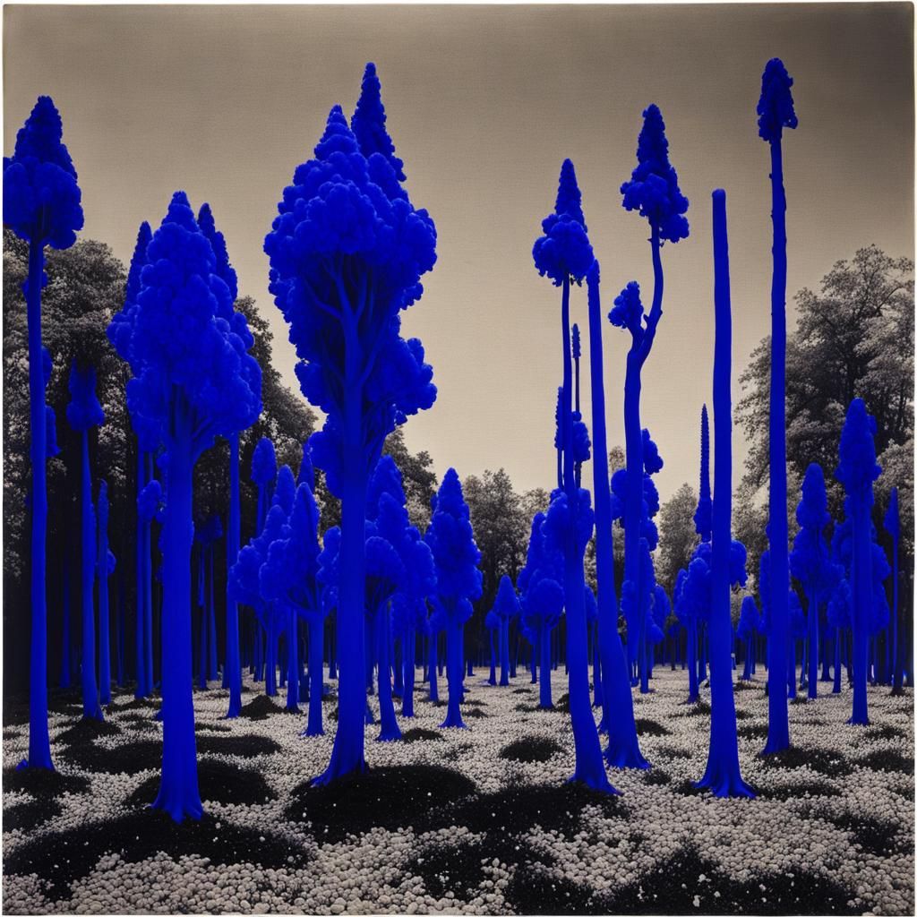 Eldritch Forest in Avant-Garde Style