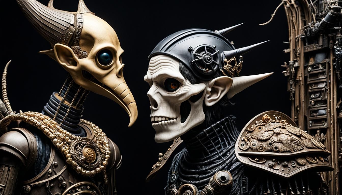 Pinocchio in Biomechanical Fusion on Bogomil's Island