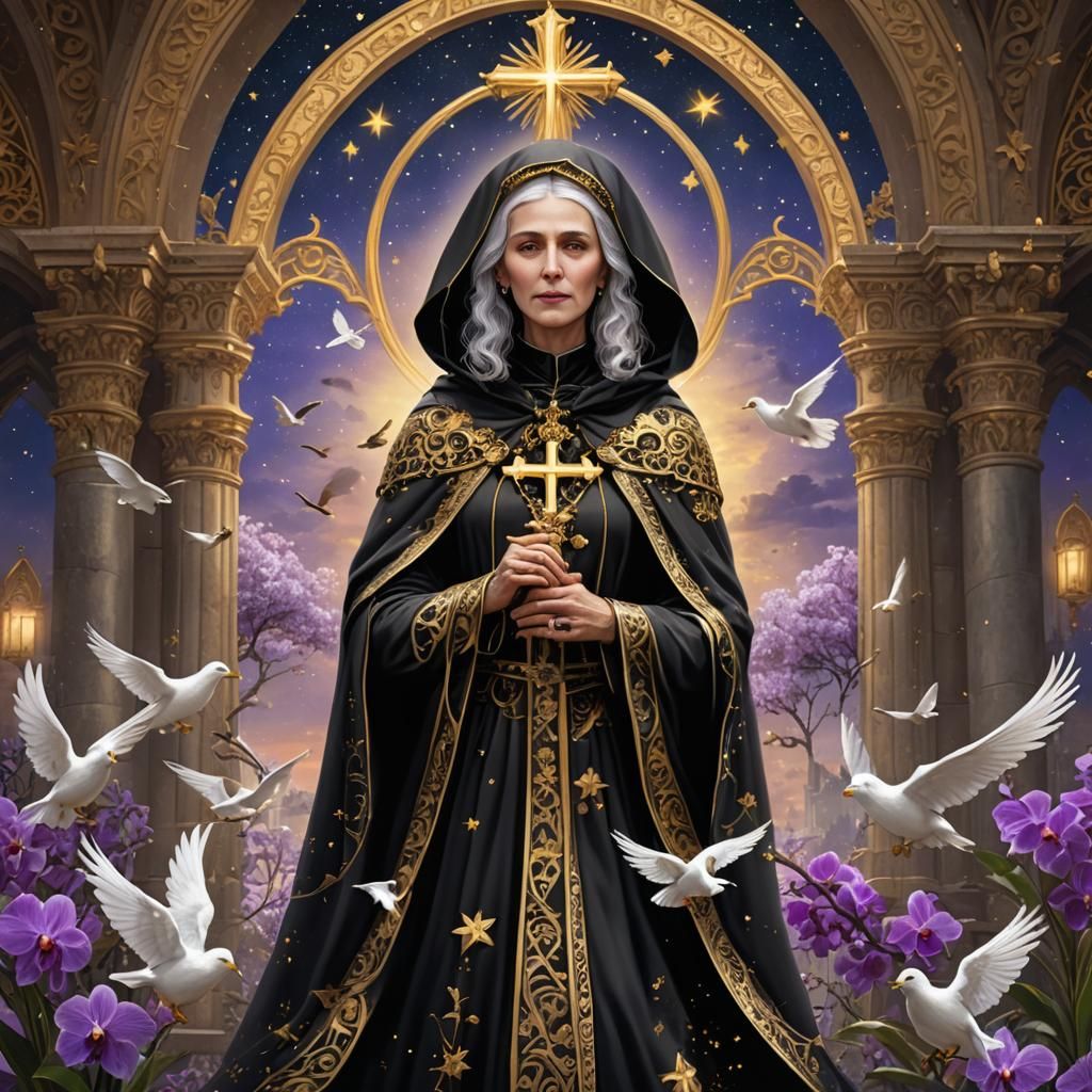 Saint Rita of Cascia in Heavenly Splendor