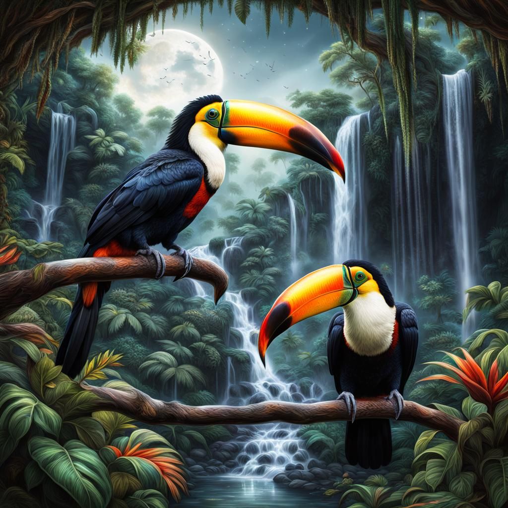 Exotic Tropics Toucan Duo