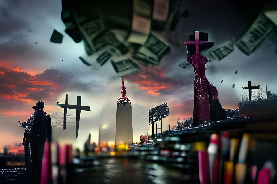 Money, Religion, and a Towering Cross