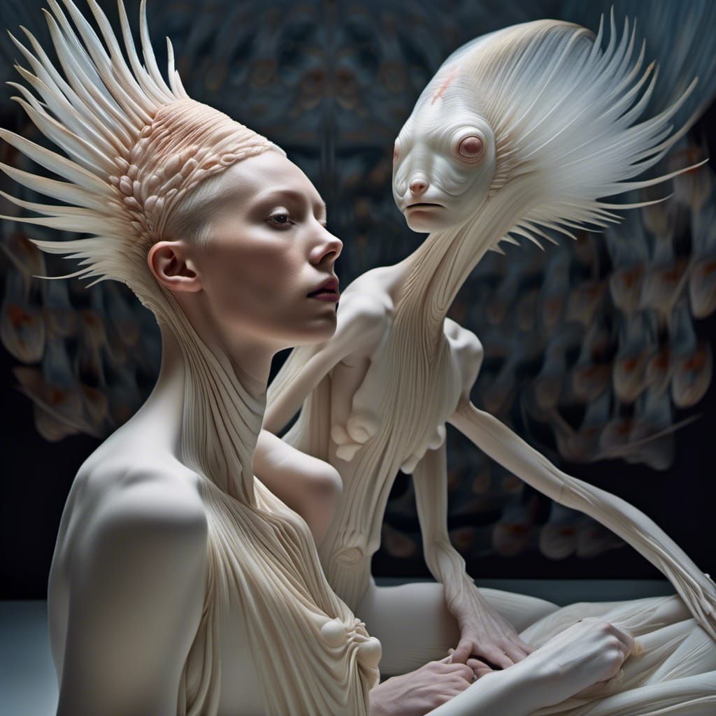 Exotic Aliens in Surreal Bizarre Display