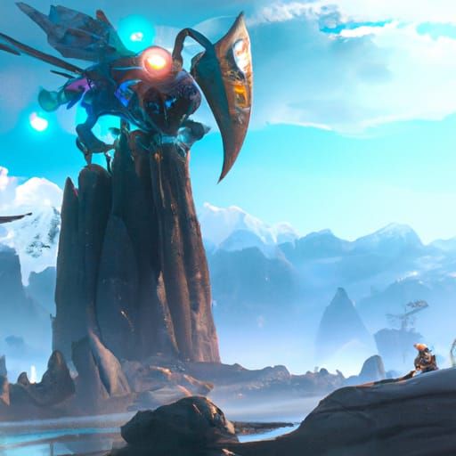 Detailed Matte Painting in Deep Color