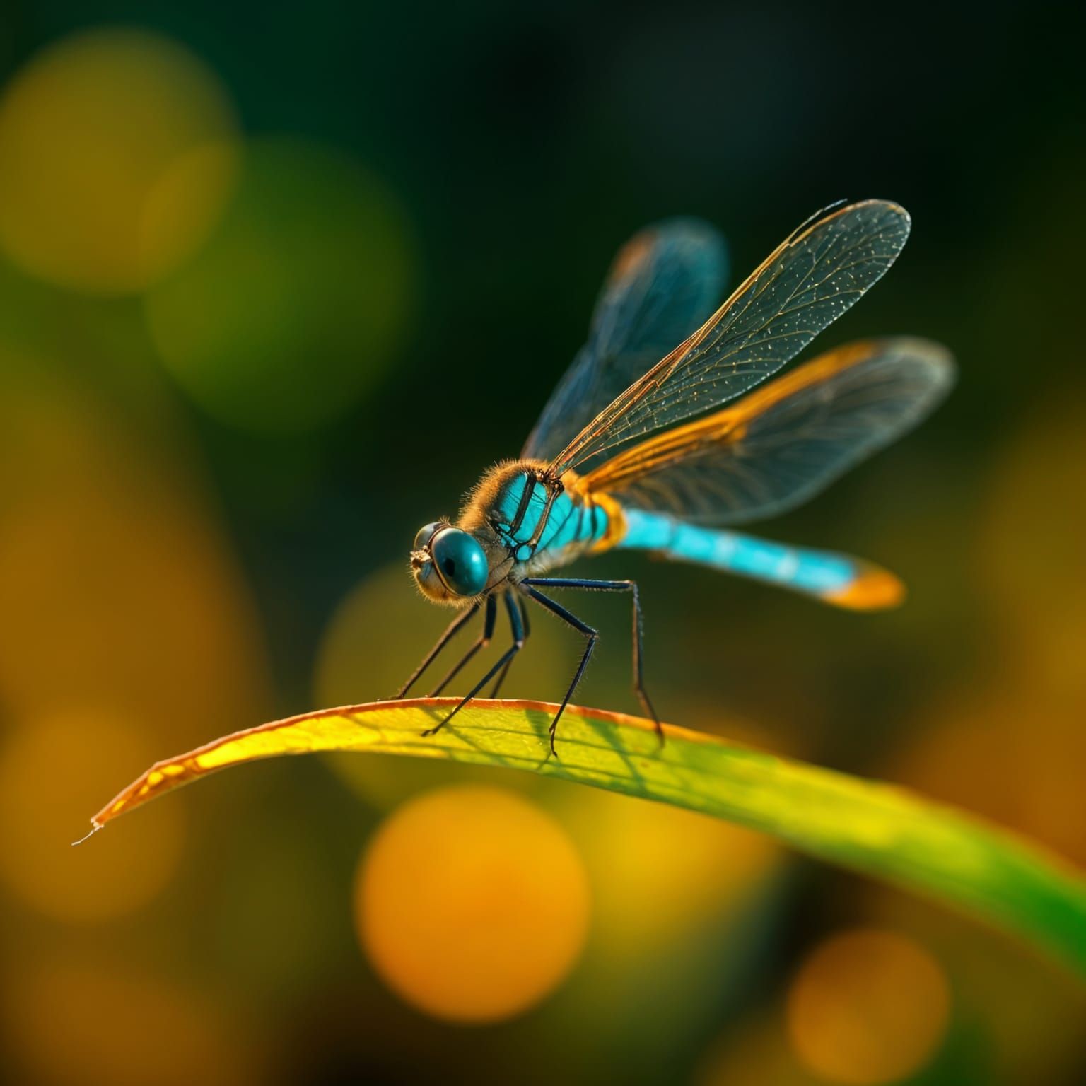 Dragonfly in Enchanting Macro Photography Style