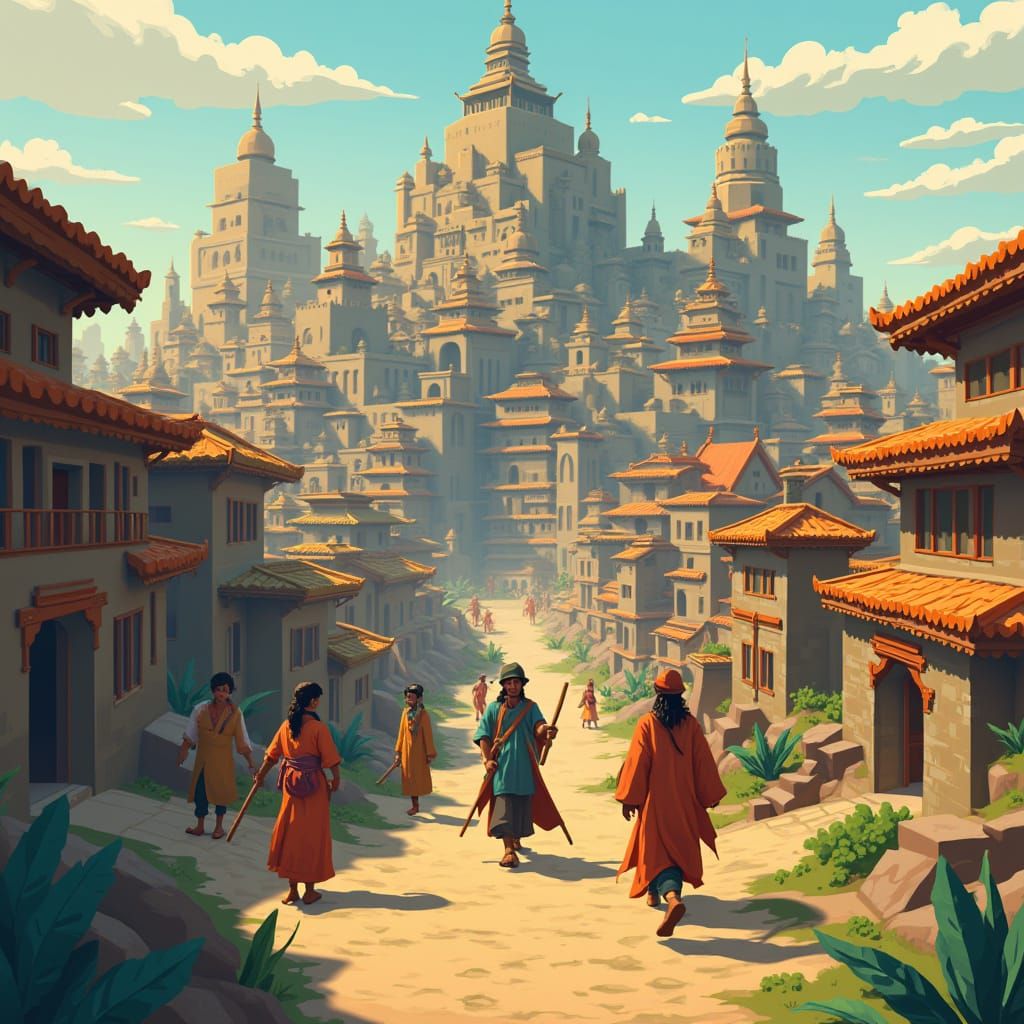 Obstructing Civilization's Genesis: A Conceptual Image