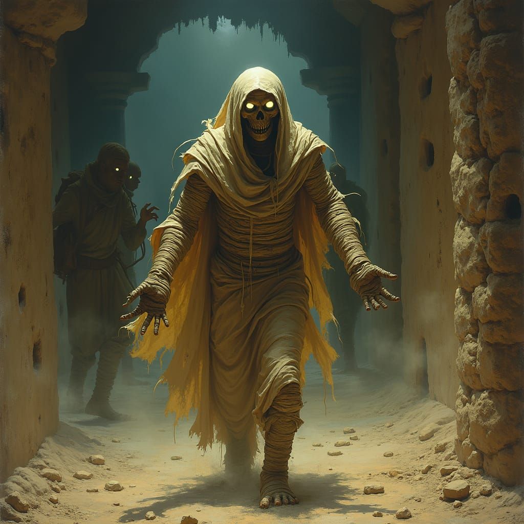 Ancient Mummy Unleashes Dark Energy in Forgotten Tomb