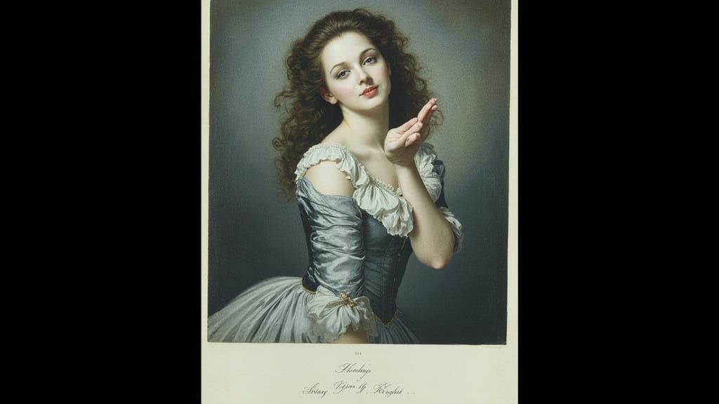 Nell Gwyn Portrait in 17th-Century Style